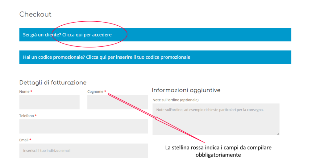 Come usare webfisco pagina di checkout